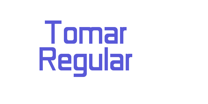 Tomar Regular Font