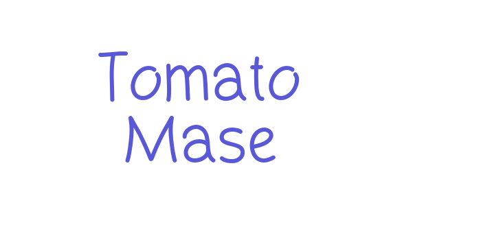 Tomato Mase Font