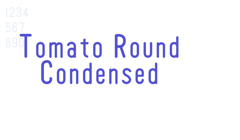 Tomato Round Condensed-font-download