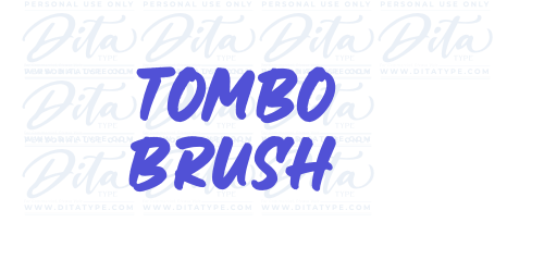 Tombo Brush-font-download