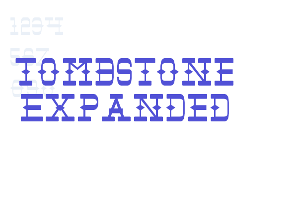 Tombstone Expanded Font Download