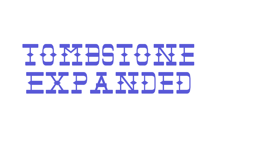 Tombstone Expanded Font Download