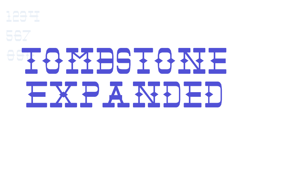 Tombstone Expanded-font-download