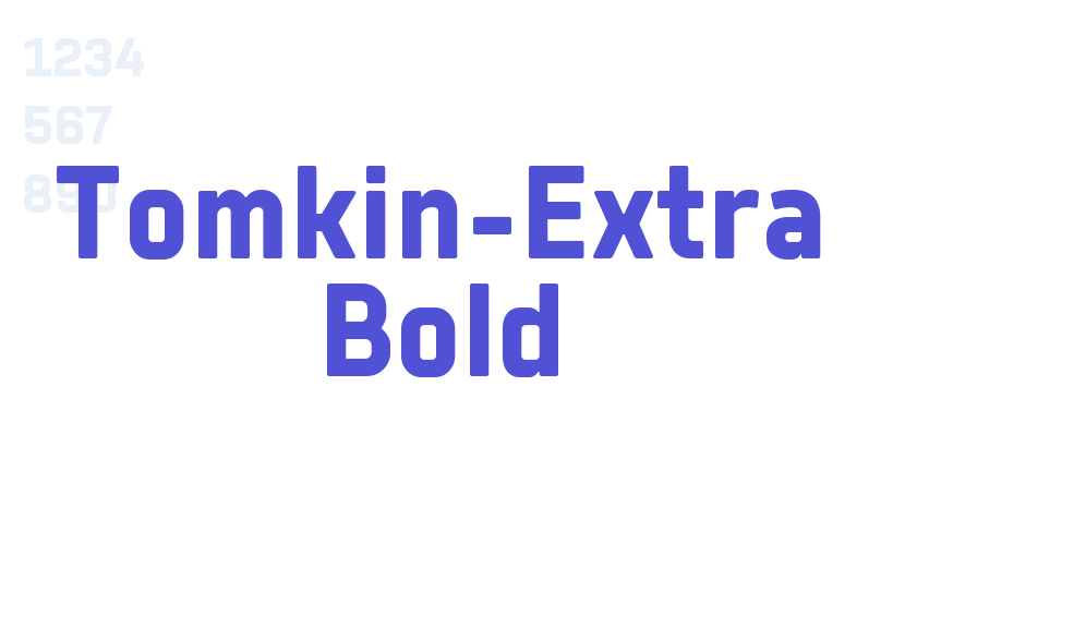 Tomkin-Extra Bold-font-download