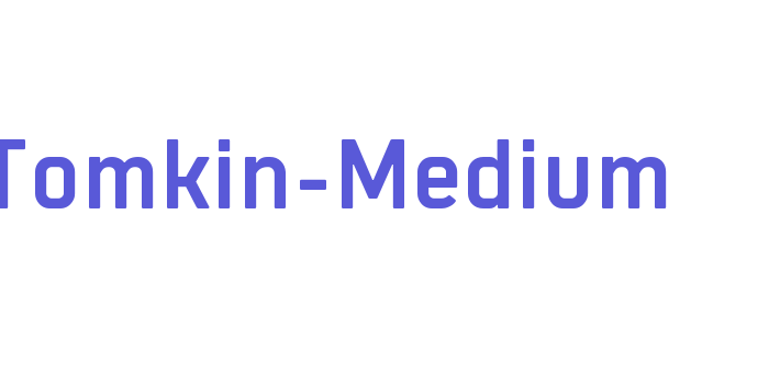 Tomkin-Medium Font Download