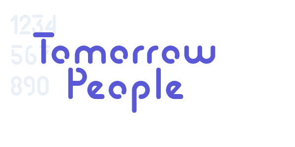 Tomorrow People font free