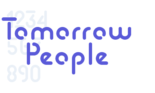 Tomorrow People Font Download