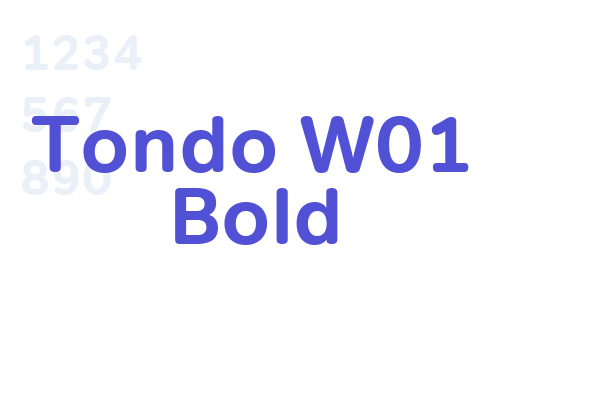 Tondo W01 Bold