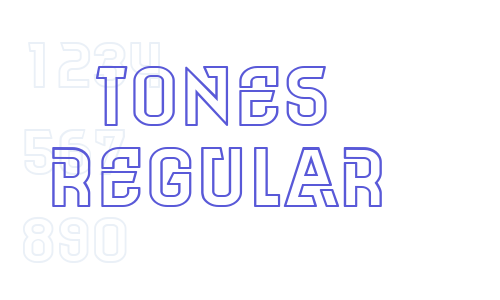 Tones Regular Font Download