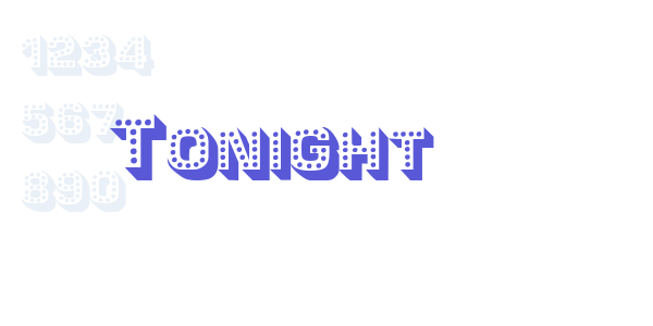 Tonight font free