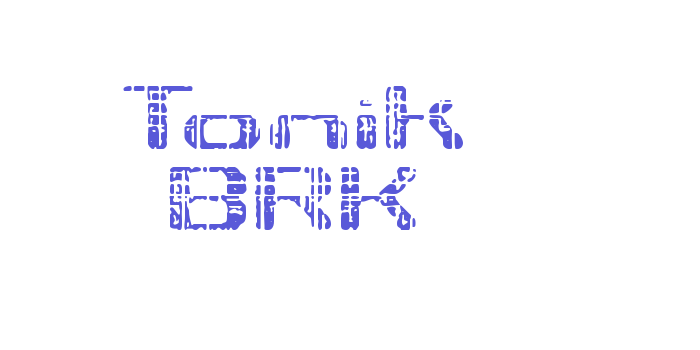 Tonik BRK Font Download