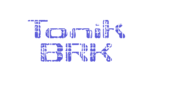 Tonik BRK Font