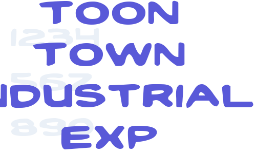 Toon Town Industrial Exp Font Download