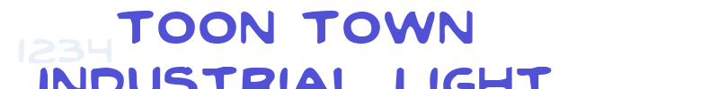 Toon Town Industrial Light-font