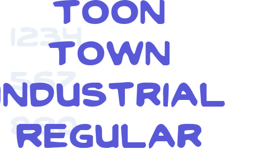 Toon Town Industrial Regular Font Download