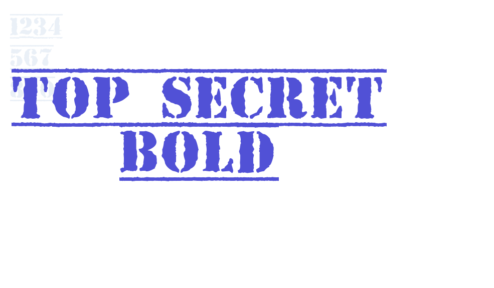 Top Secret Bold-font-download