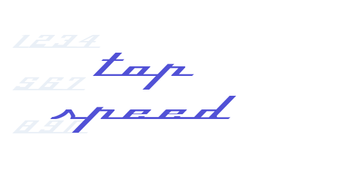 Top Speed-font-download