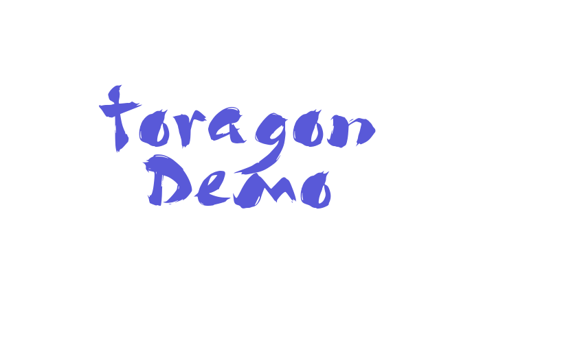 Toragon Demo Font