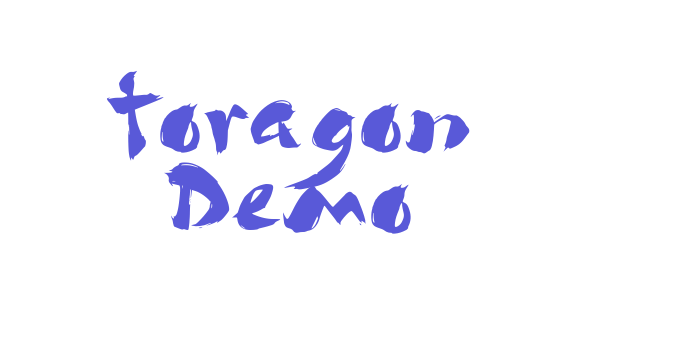 Toragon Demo Font Download