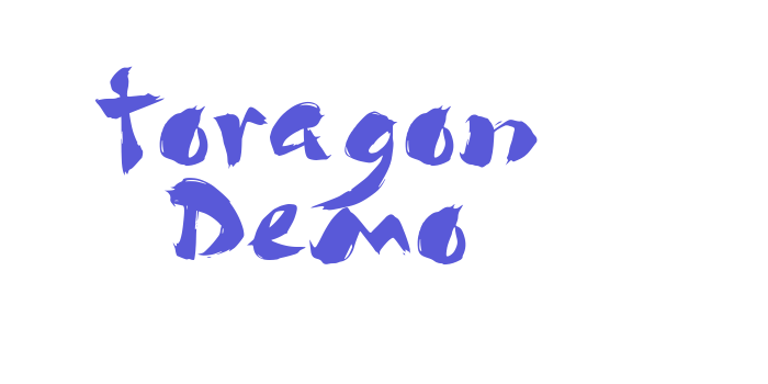 Toragon Demo Font