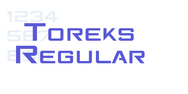 Toreks Regular font