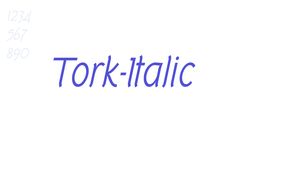 Tork-Italic-font-download