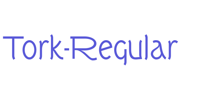 Tork-Regular Font Download