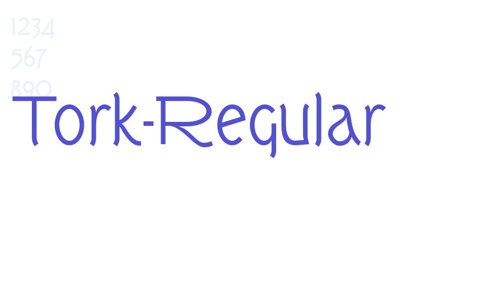 Tork-Regular-font-download