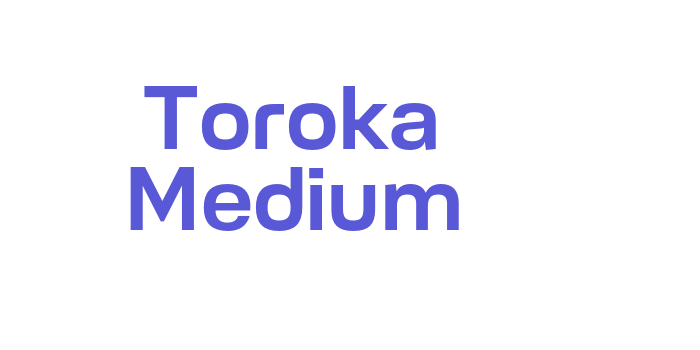 Toroka Medium Font Download