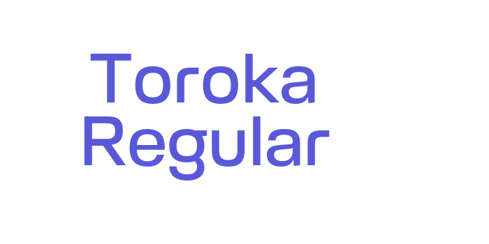 Toroka Regular Font