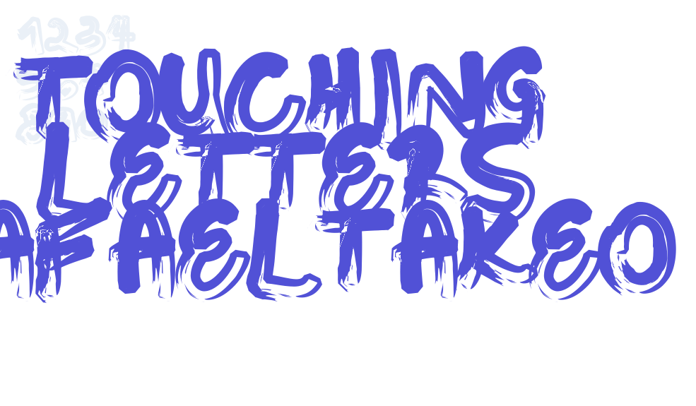 Touching Letters RafaelTakeo-font-download