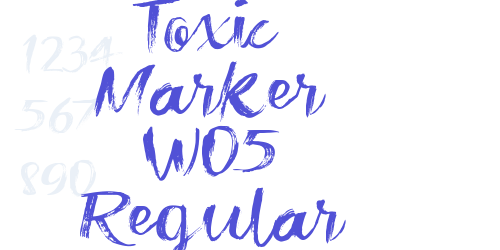 Toxic Marker W05 Regular-font-download