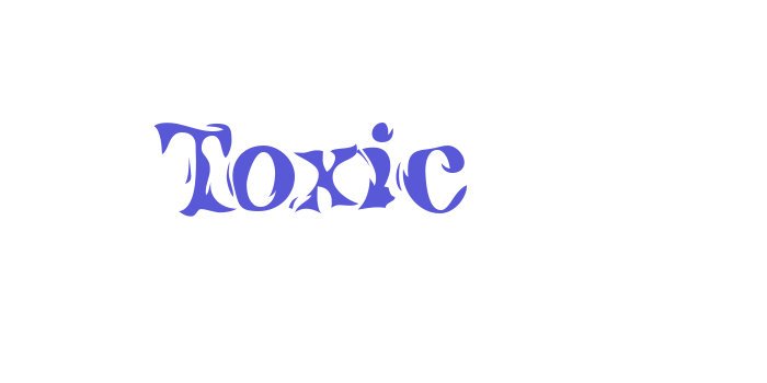 Toxic Font