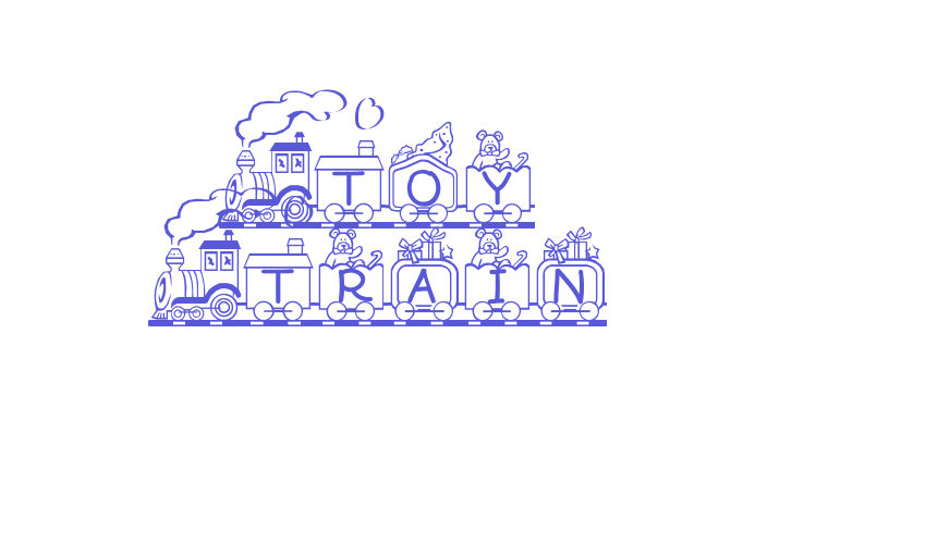 Toy Train Font Download