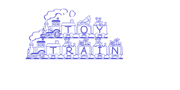 Toy Train Font Download