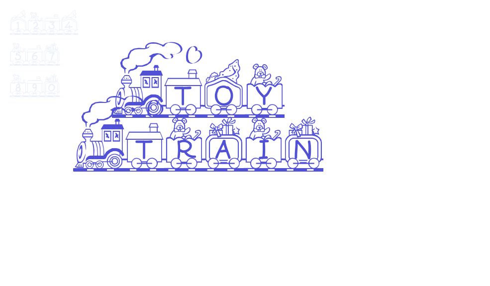 Toy Train-font-download