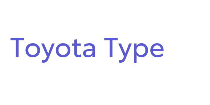 Toyota Type Font Download