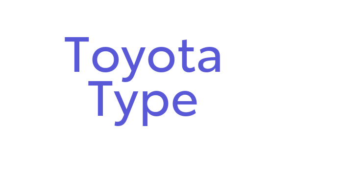 Toyota Type Font