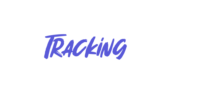 Tracking Font Download