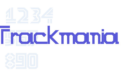 Trackmania Font Download