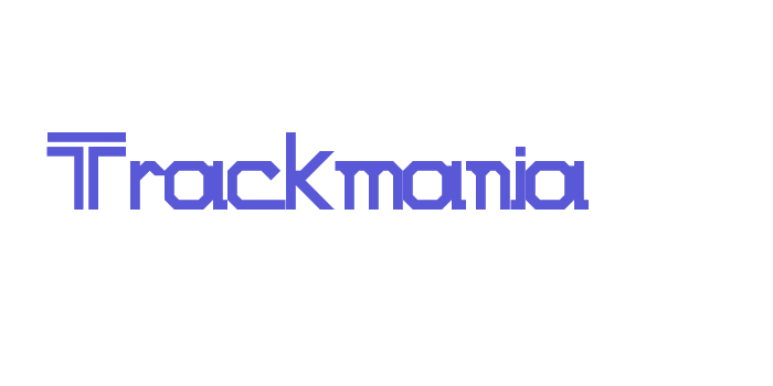 Trackmania Font Download