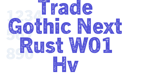 Trade Gothic Next Rust W01 Hv