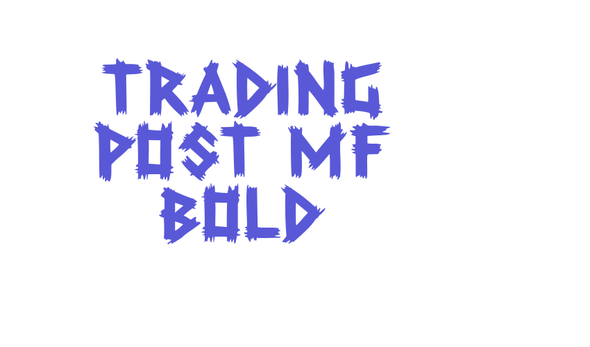 Trading Post MF Bold Font Download