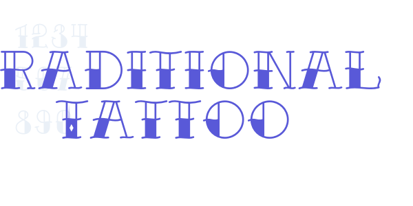 Traditional Tattoo font free