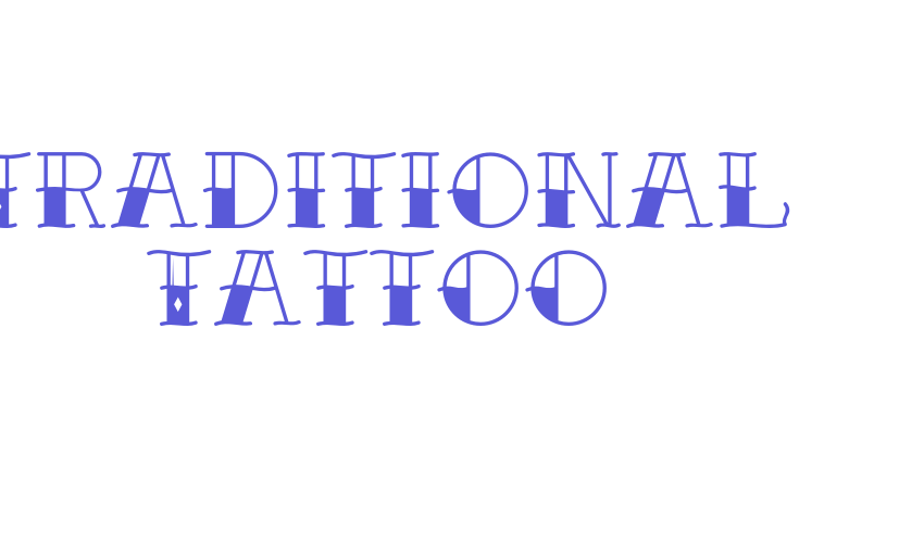 Traditional Tattoo Font Download