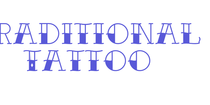 Traditional Tattoo Font