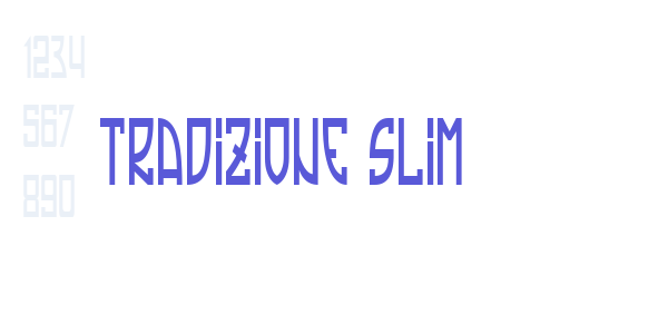 Tradizione Slim font free