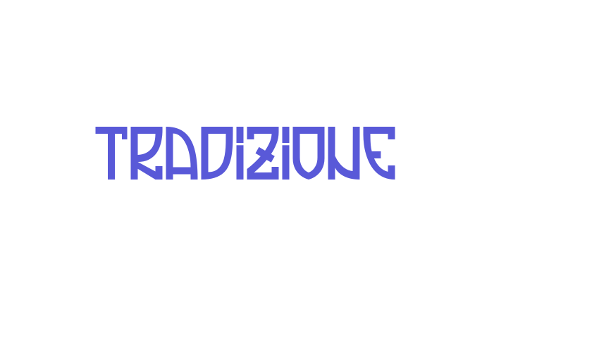 Tradizione Font