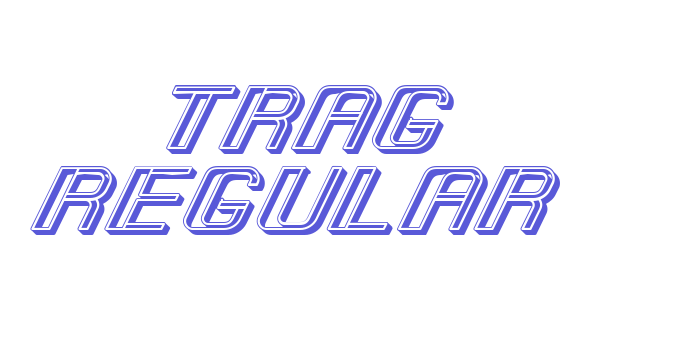 Trag Regular Font Download