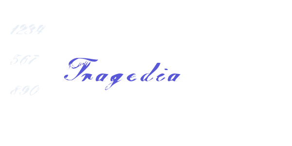 Tragedia font free